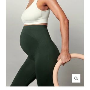 Blanqi Maternity Leggings (Medium) Forrest Green
